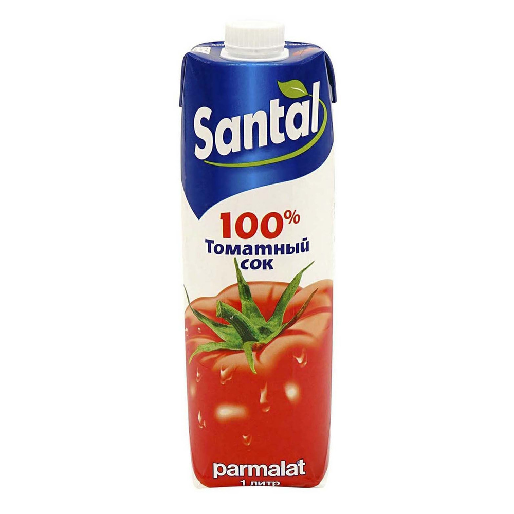 Сок Santal томатный 100% 1 л #1