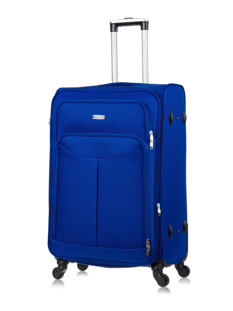 Чемодан на колесах Lcase AMSTERDAM. Большой размер L, тканевый, 75 см ...