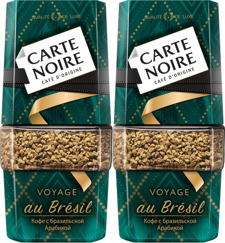 Кофе Carte Noire Voyage Au Bresil растворимый сублимированный, комплект: 2 упаковки по 90 г  #1