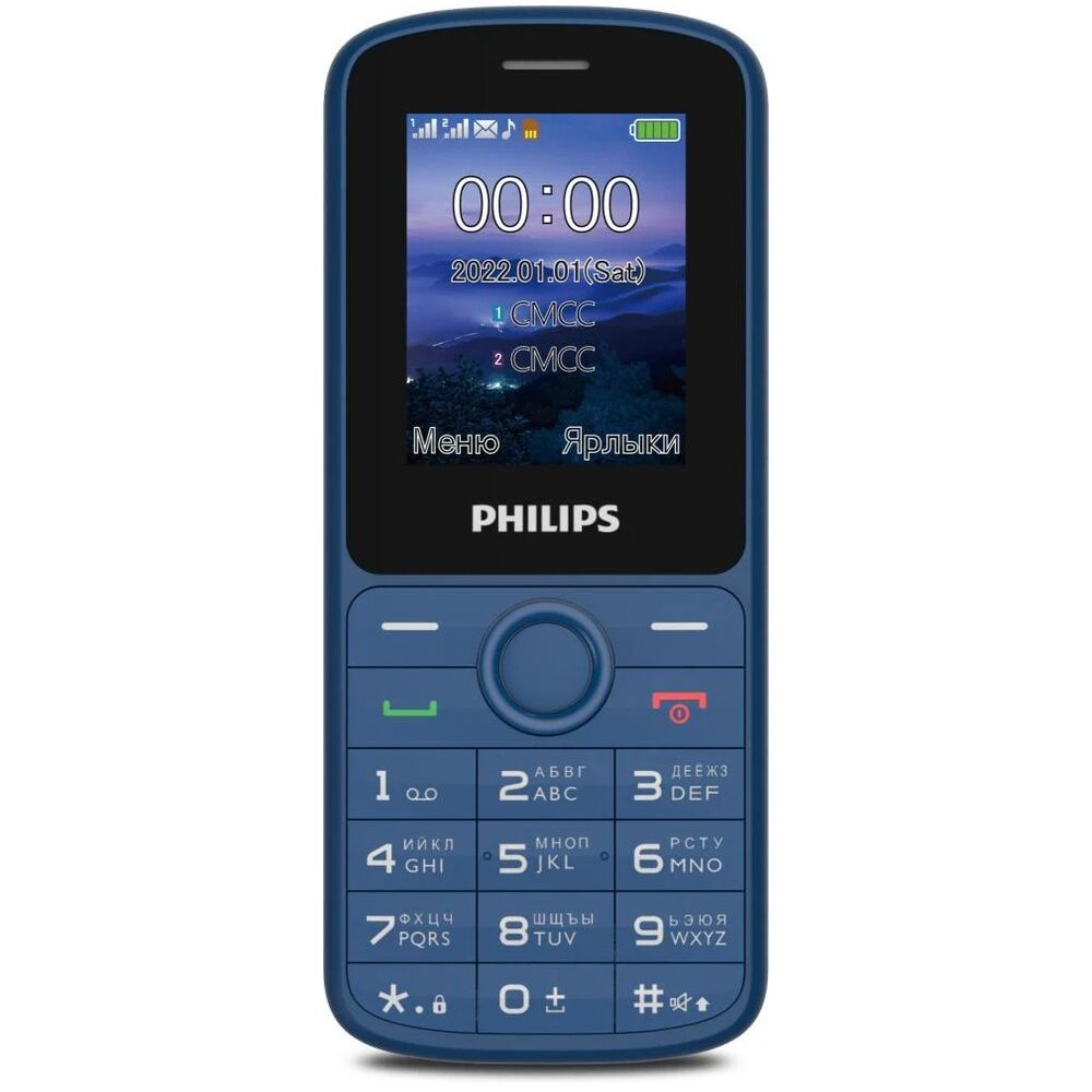 Мобильный телефон Philips Xenium E2101 Blue