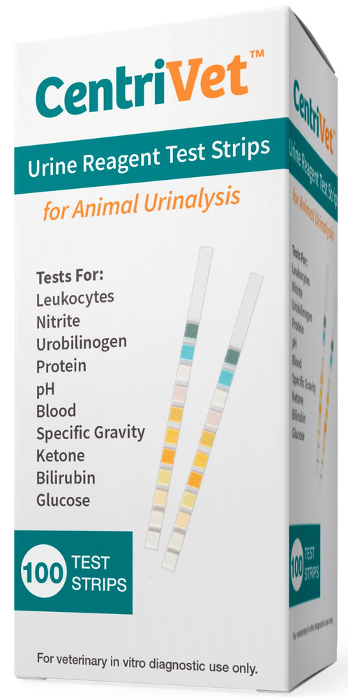 CentriVet тест-полоски на 10 показателей анализа мочи, 100 шт - купить ...