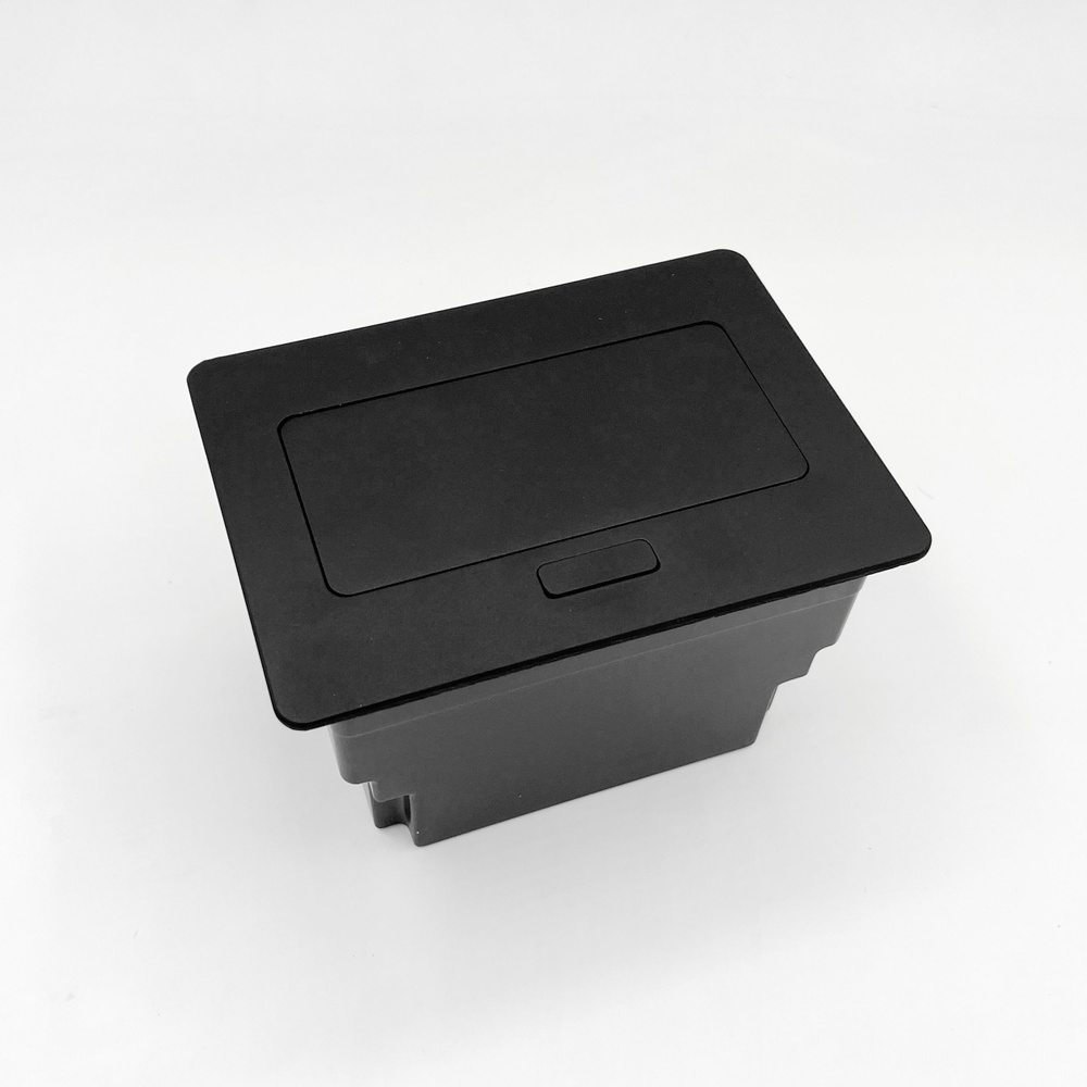 Розетка встраиваемая в стол настольный бокс Shelbi, STG-4M, на 2 гнезда ...