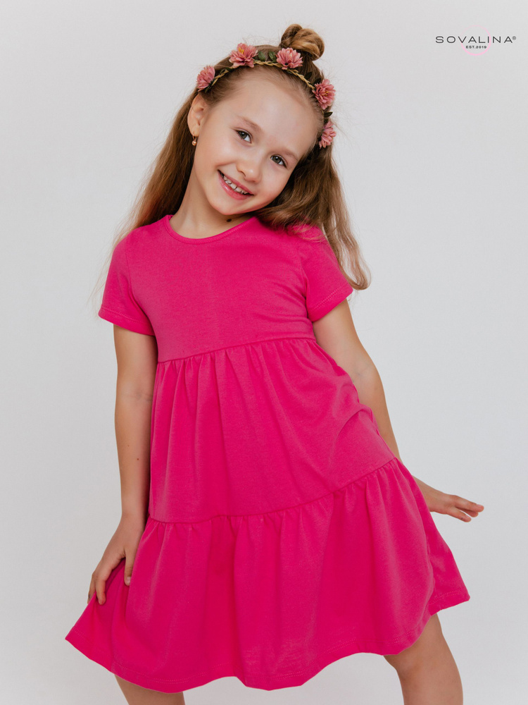 Платье для девочки SOVAlina летнее, Девочки, На любой сезон, размер 116 ...