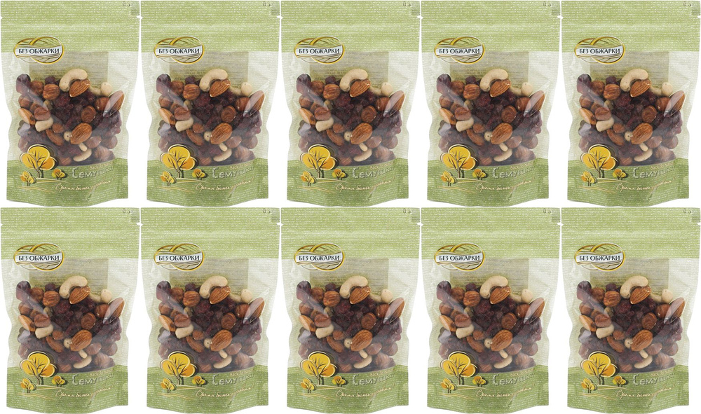 Орехово-ягодная смесь Семушка, комплект: 10 упаковок по 120 г  #1