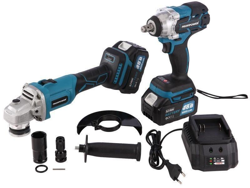 Набор аккумуляторного инструмента PROFIPOWER E0092 электроинструмент ...