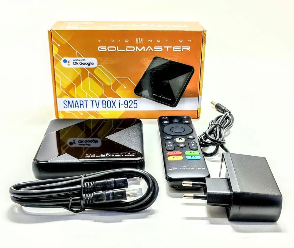 Smart приставка цифровой телевизионный ресивер GoldMaster GM I-925 4/32GB (голосовой пульт)  #1
