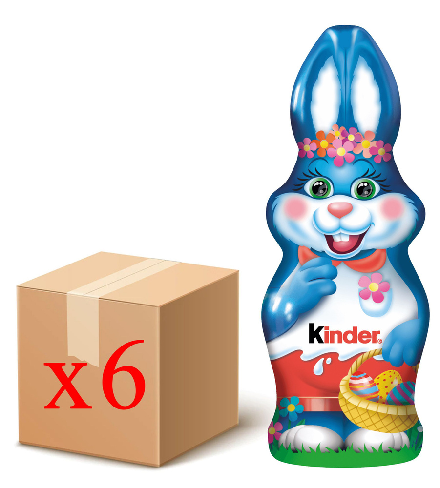 Киндер шоколадный кролик, 55г х 6шт. Kinder #1