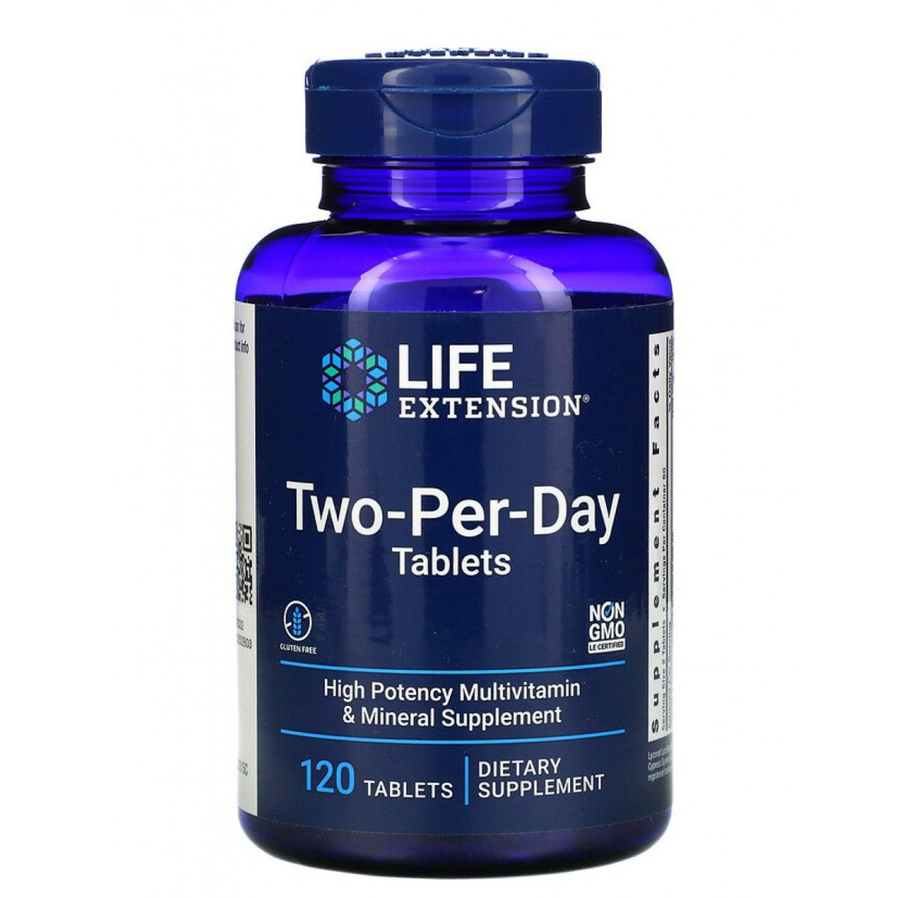 Life Extension Two-Per-Day 120 капс - купить с доставкой по выгодным ...