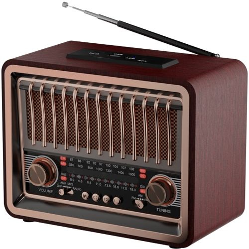 Радиоприемник Ritmix RPR-089 Redwood .Bluetooth usb, microSD, FM, SW. AM. питание 220в,4хD.450mA  #1