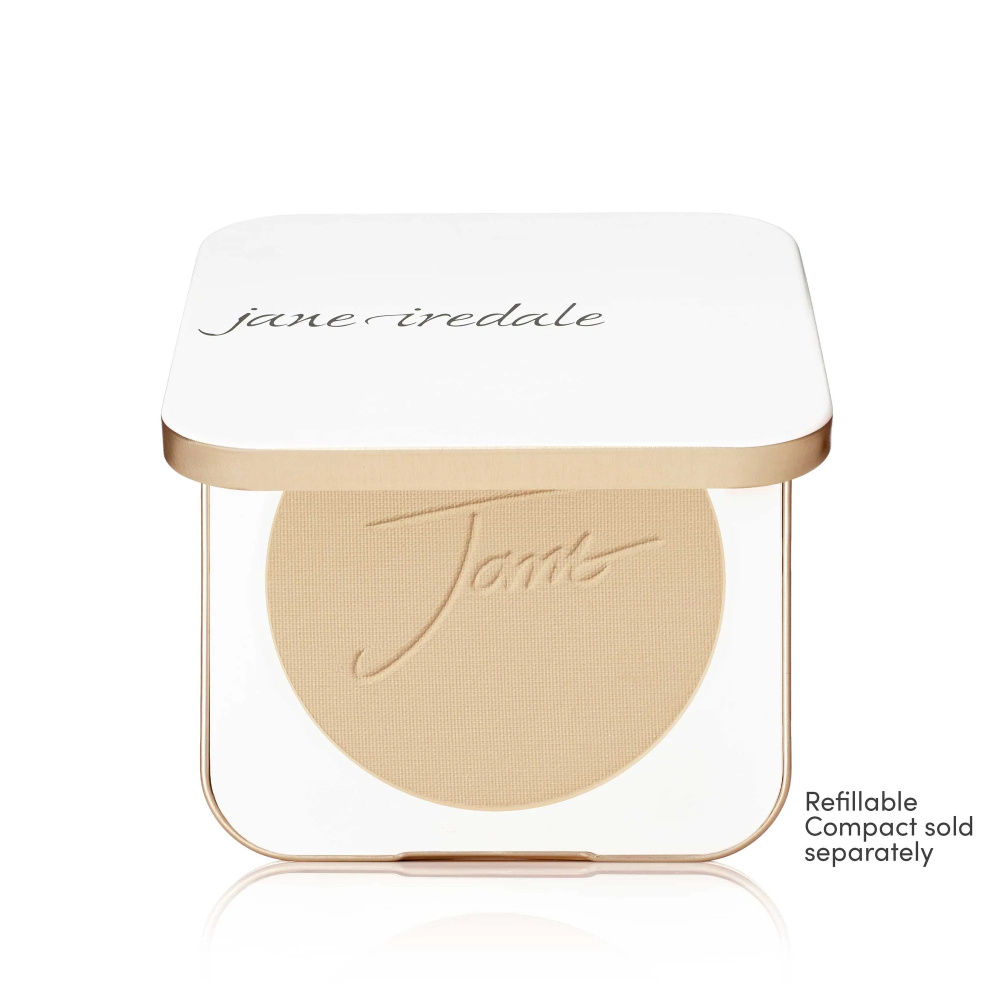 Jane Iredale, Прессованная основа PurePressed 4в1: тональная основа, корректор, пудра, SPF 20, цвет: #1