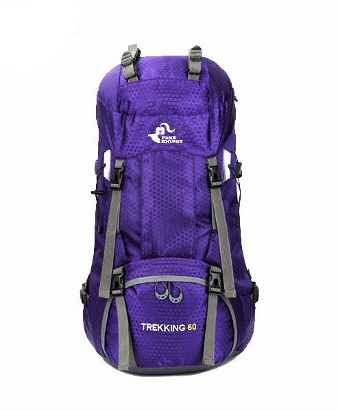 Рюкзак туристический Free knight Knight Trekking фиолетовый, 60 л ...