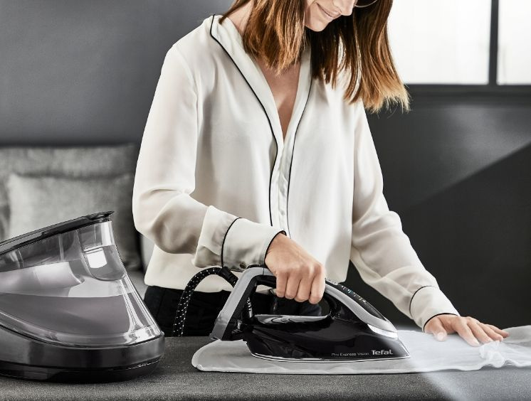 Tefal Парогенератор Pro Express Vision GV9821, черный, серый - купить с ...