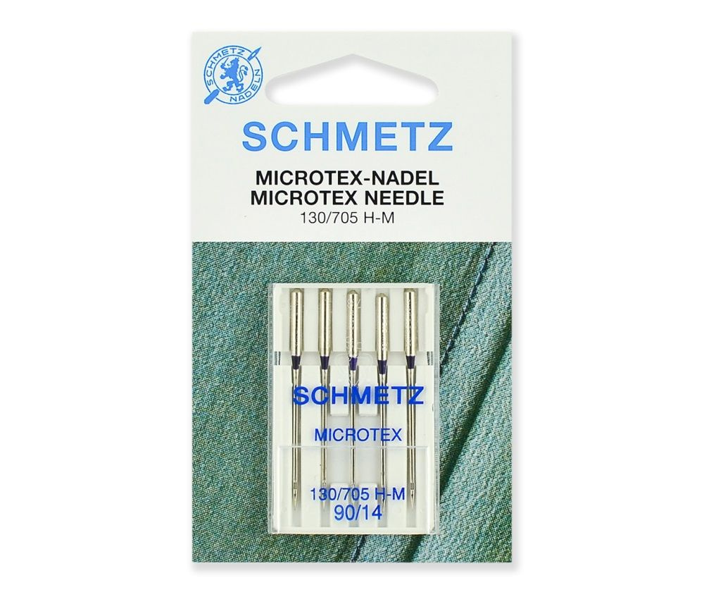 Иглы SCHMETZ микротекс (особо острые) 130/705H-M № 90, 5 шт. - купить с  доставкой по выгодным ценам в интернет-магазине OZON (958750705)