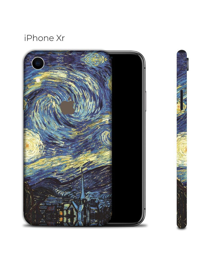 Защитная пленка на Айфон Икс Эр с защитой краёв / Виниловая наклейка на ...