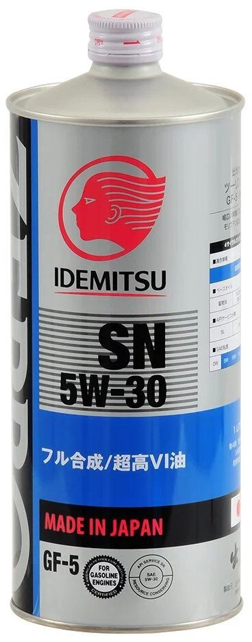 Масло моторное IDEMITSU 5W-30 Синтетическое - купить в интернет ...