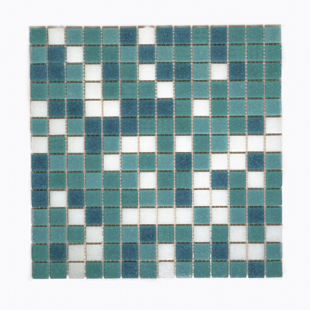 Плитка мозаика MIRO (серия Einsteinium №129), универсальная стеклянная плитка мозаика для ванной комнаты #1