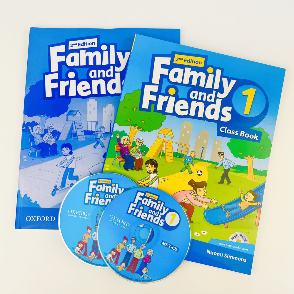 Family and Friends 1. ПОЛНЫЙ КОМПЛЕКТ: Учебник+Тетрадь+CD диск | Симмонс  Наоми - купить с доставкой по выгодным ценам в интернет-магазине OZON  (976092880)