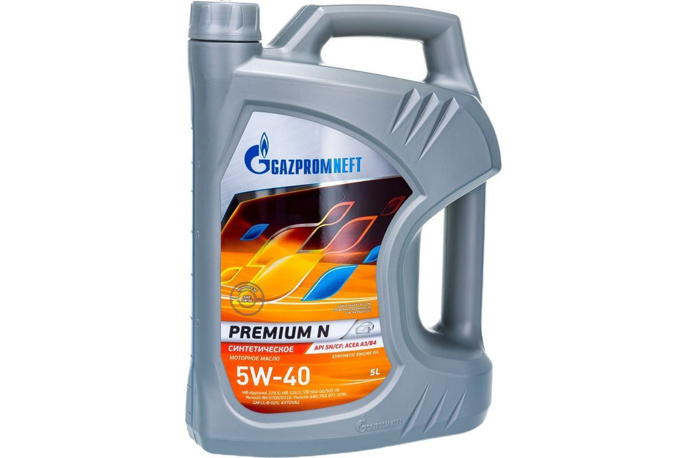 Gazpromneft premium n 5W-40 Масло моторное, Синтетическое, 5 л #1