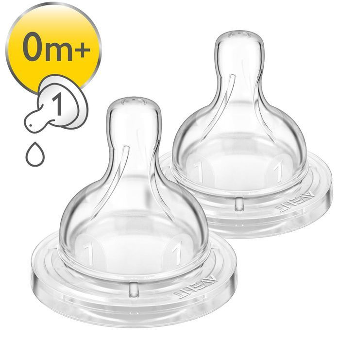 Соска Philips Avent Anti-colic с 0 месяцев 2шт SCF631/27, для новорожденных  #1