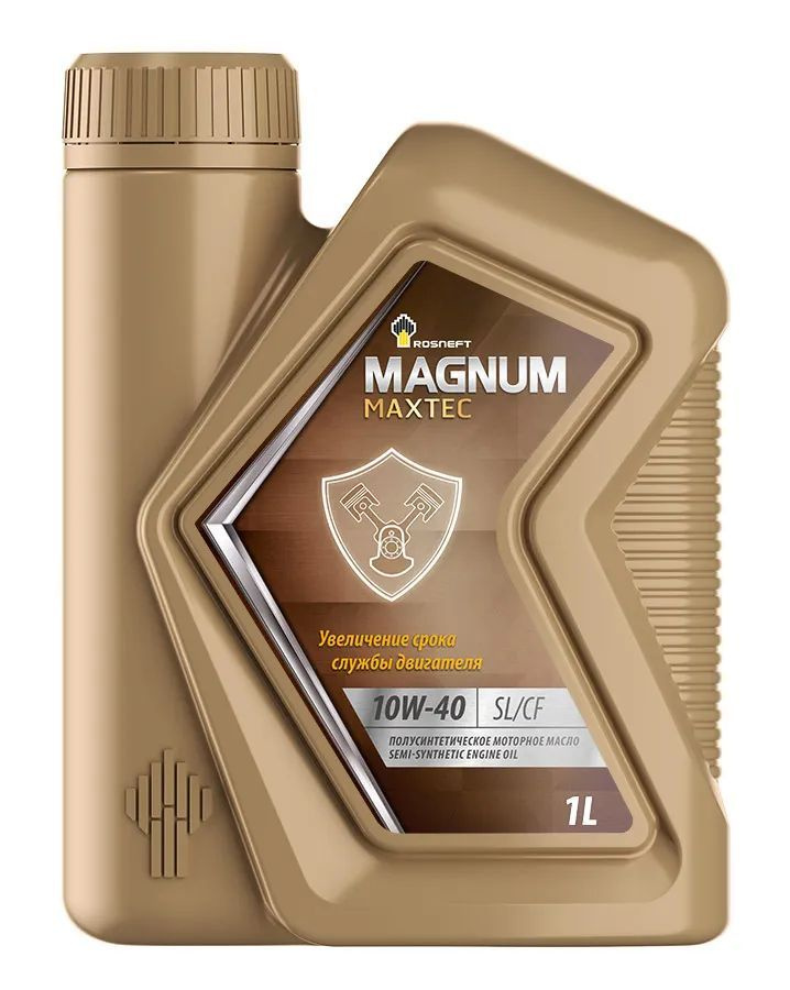 Rosneft MAGNUM MAXTEC 10W-40 Масло моторное, Полусинтетическое, 1 л #1