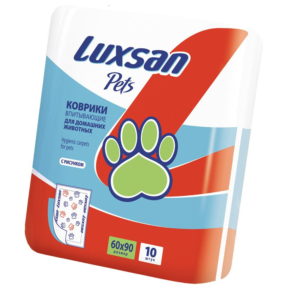 Luxsan Premium коврики впитывающие для животных, 60х90, 10 шт #1