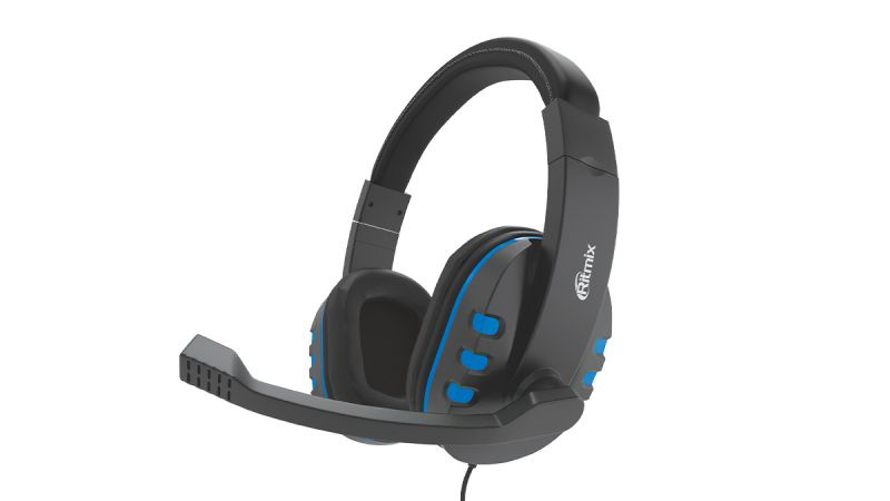 Гарнитура RITMIX RH-555M Gaming Blue (80001151) #1