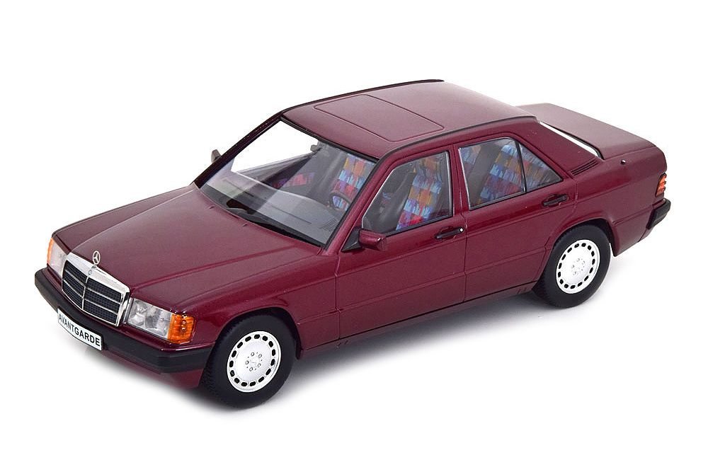 Модель коллекционная Mercedes W201-190E 1.8 avantgarde 1993 dark red ...