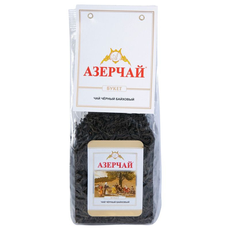 Чай Азерчай Букет чёрный байховый крупнолистовой, 200г - купить с ...