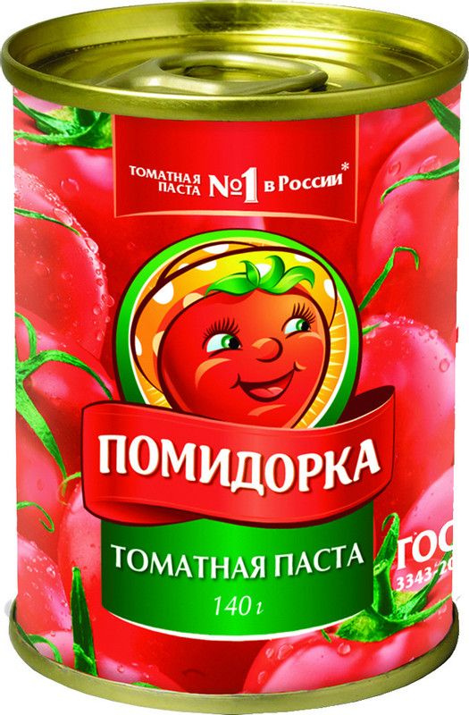 Томатная паста Помидорка, 140г - купить с доставкой по выгодным ценам в ...