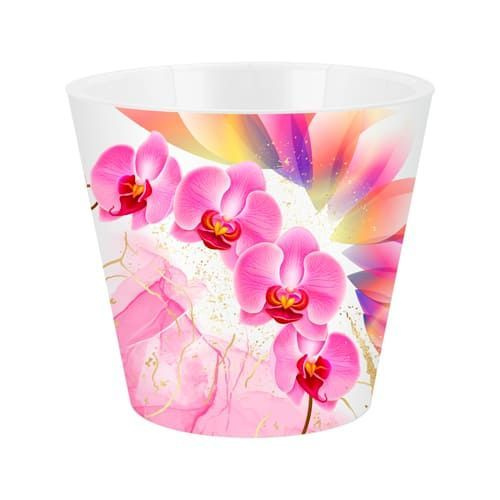 Горшок для цветов c дренажной вставкой InGreen London Orchid Deco 1,6л ...