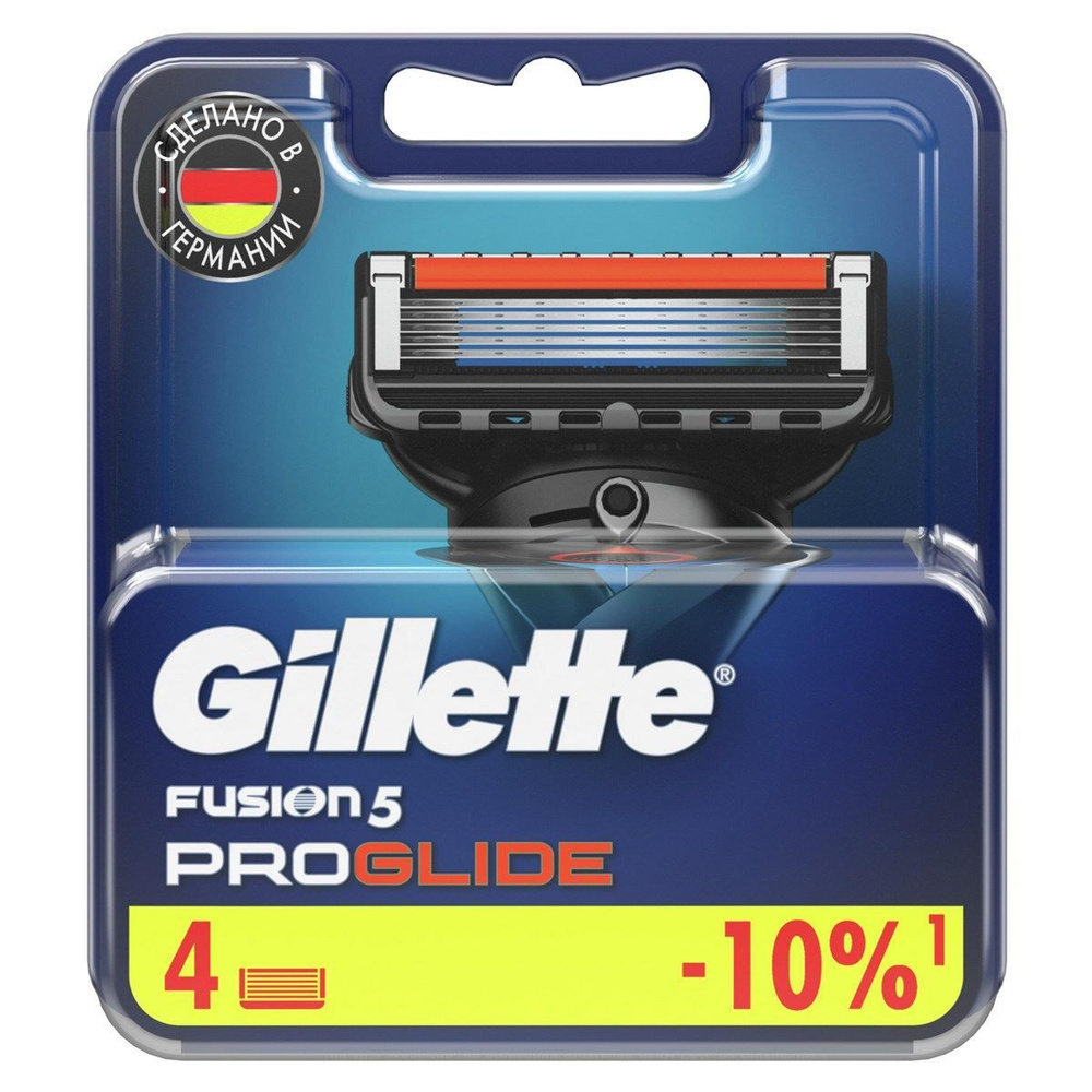 Кассета для бритвенного станка Gillette Fusion Proglide, 4шт #1