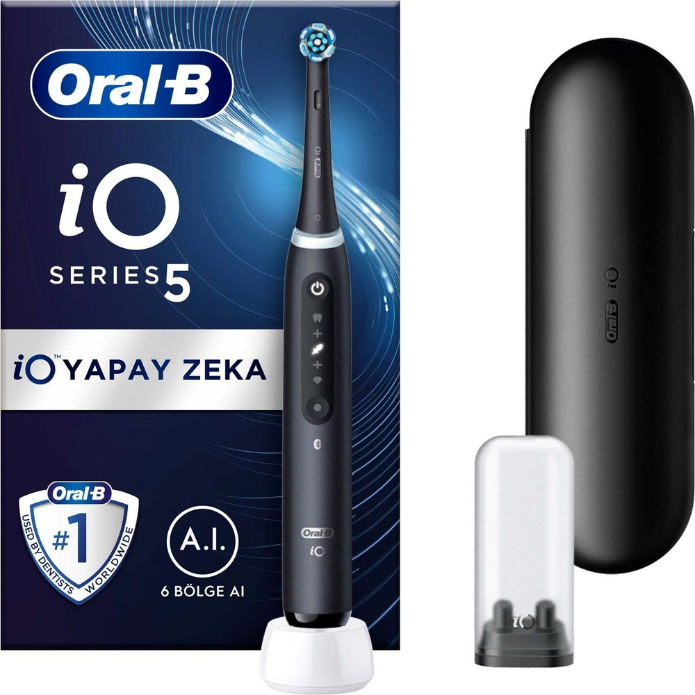 Oral-B Набор электрических зубных щеток iO 5, черный #1