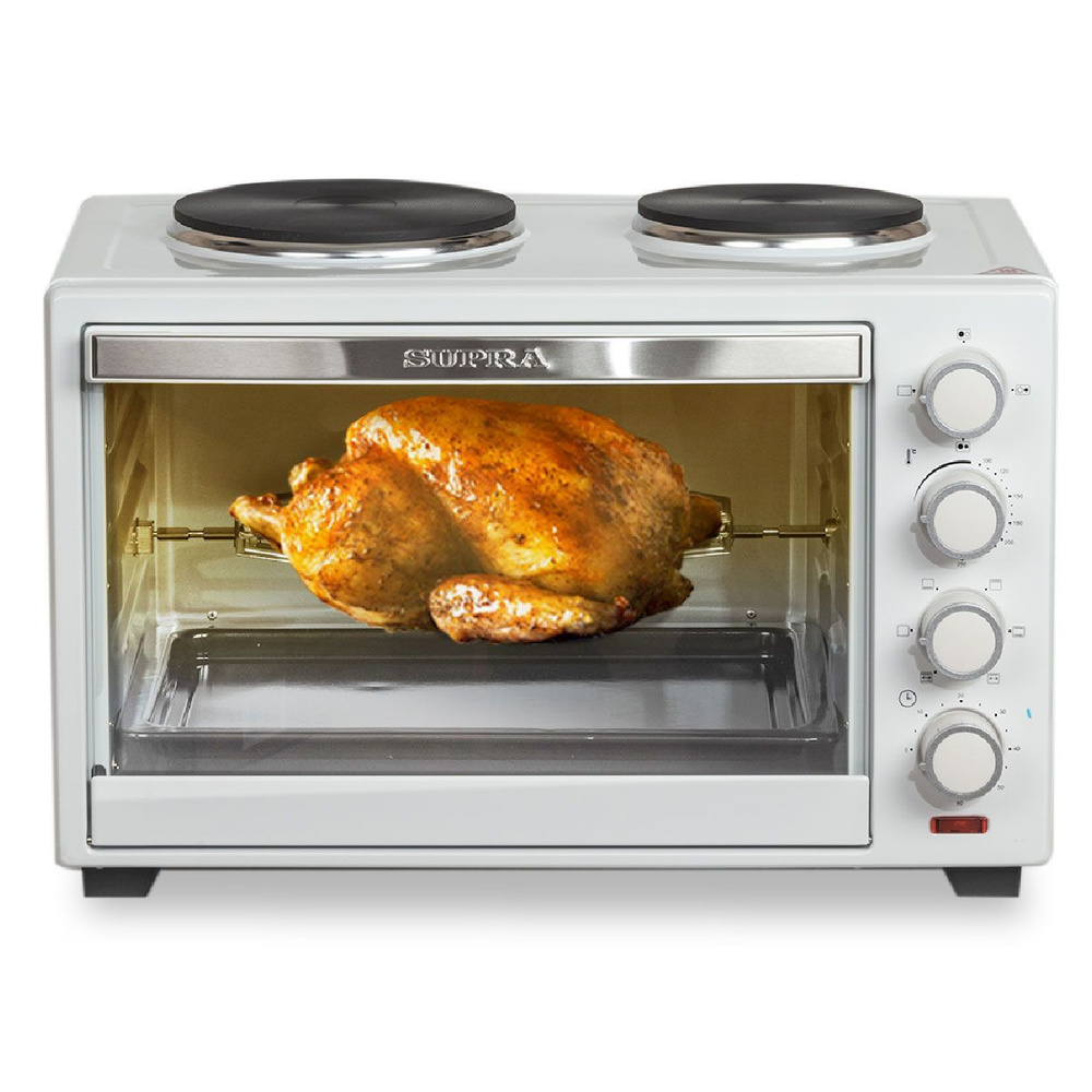 Мини-печь Supra, белый, 42 л купить по низкой цене с доставкой в ...