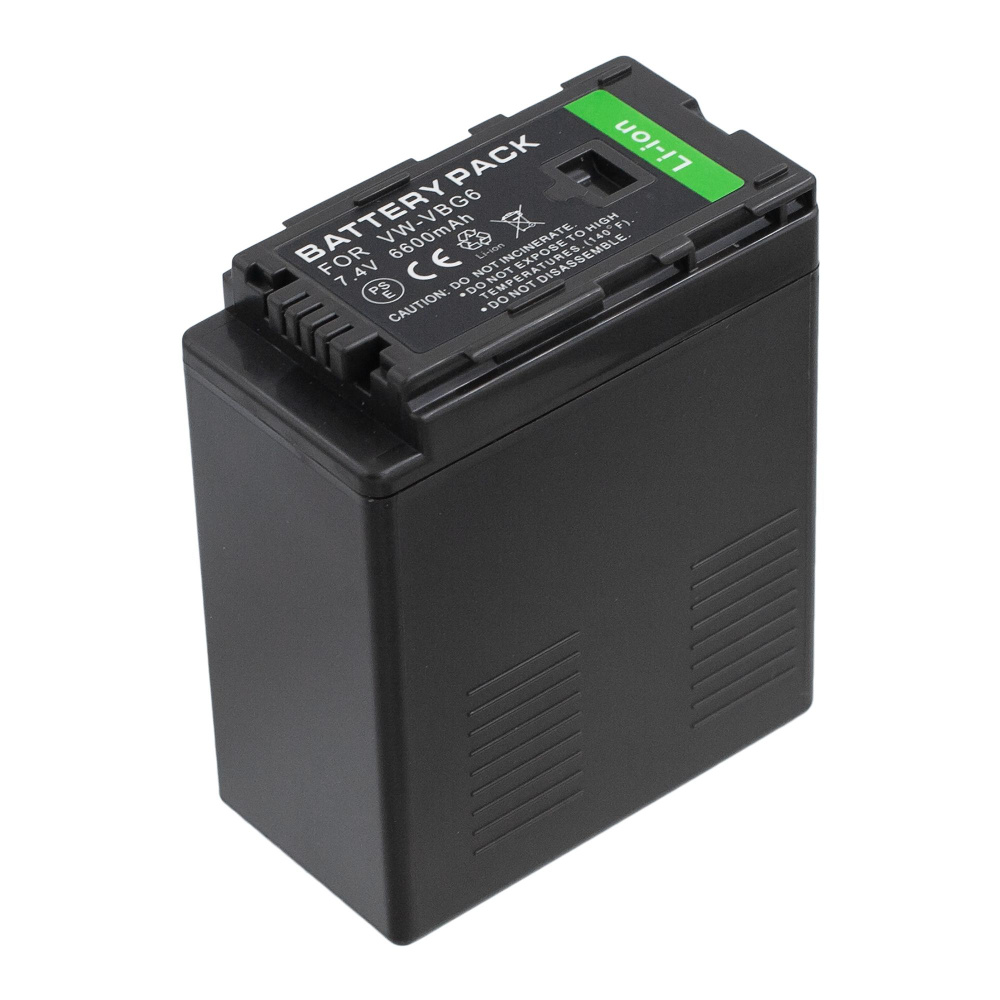 Аккумулятор для фотоаппарата Panasonic VDR-D50 , SDR-H80 , HDC-HS700 /  VW-VBG260 - батарея 6600mAh - купить с доставкой по выгодным ценам в  интернет-магазине OZON (1013346734)