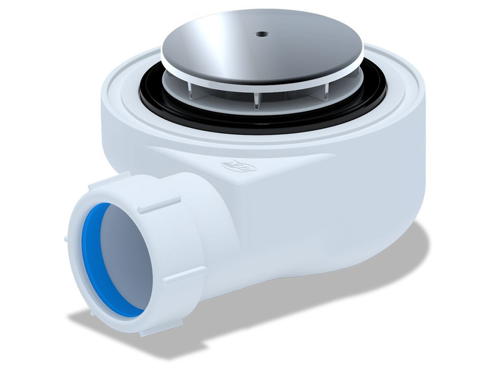 Сифон для душевого поддона 1.1/2"*50, h-55 хром E450C АНИ Пласт ...