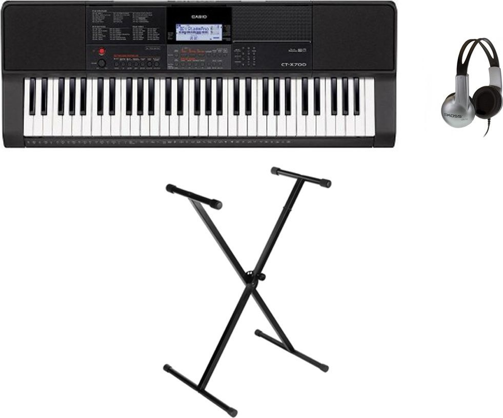 Синтезатор CASIO CT-X700 + стойка и наушники Koss Ur10 - купить с ...
