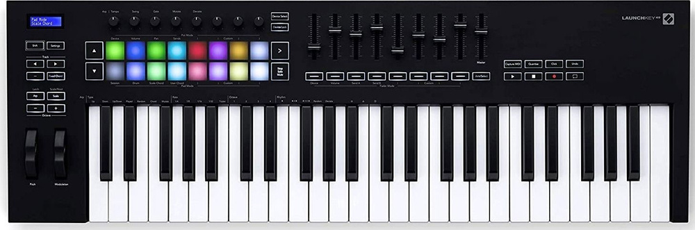 MIDI-клавиатура Novation Launchkey 49 MK3 Black #1