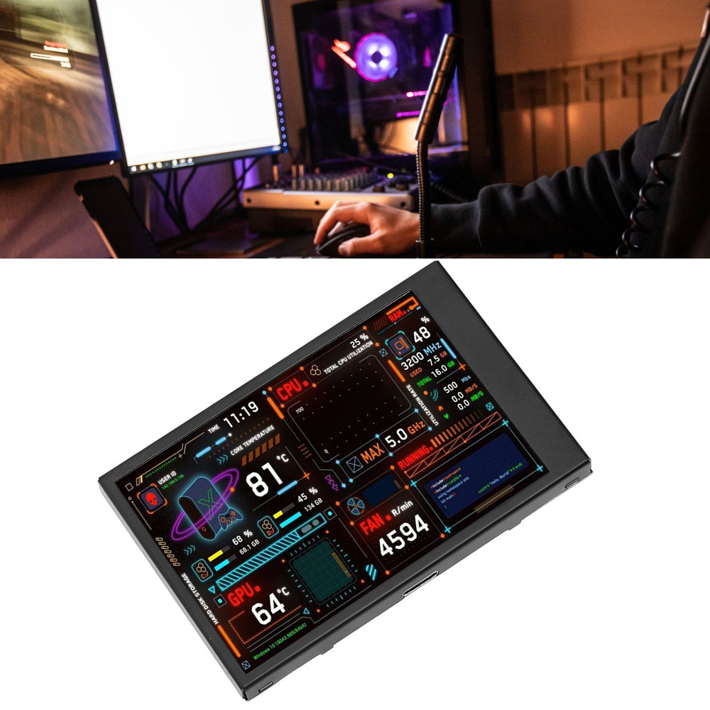 Монитор температуры компьютера - купить с доставкой по выгодным ценам в ...