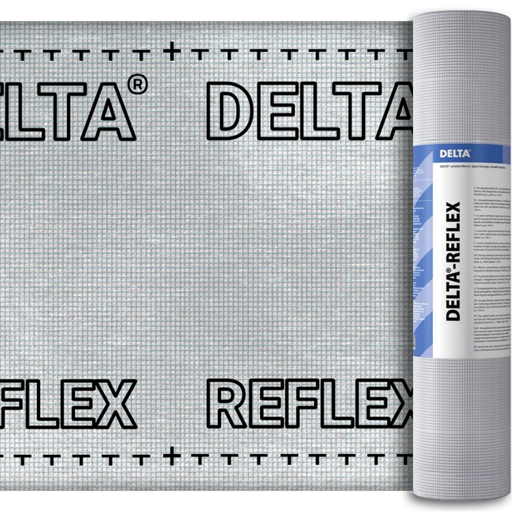 Пароизоляция DELTA-REFLEX 75кв.м (Дельта Рефлекс) 1,5х50м - купить с ...