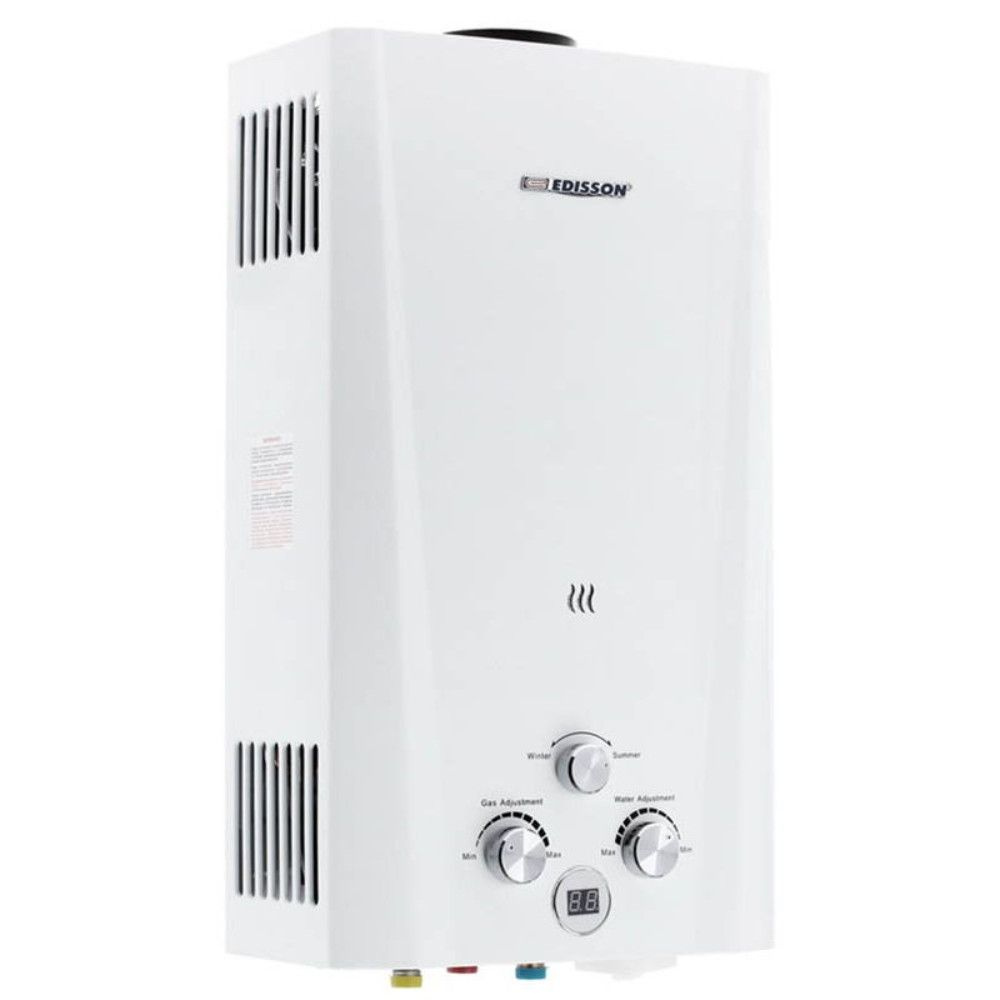 Проточный газовый водонагреватель Edisson E 20 D - купить с доставкой ...