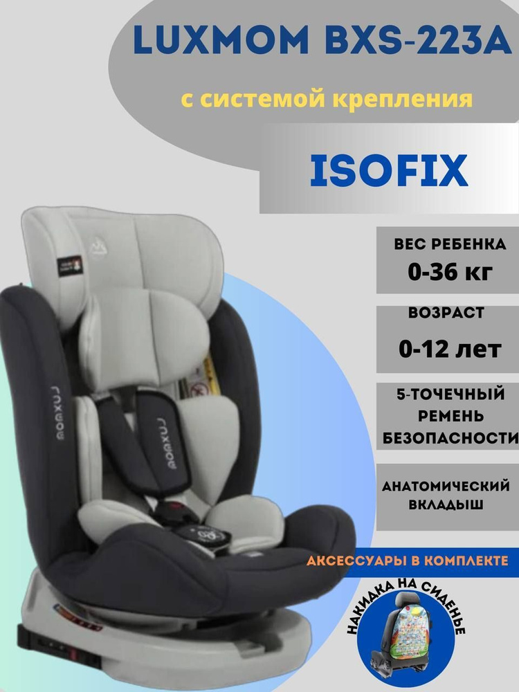 Luxmom Автокресло группа 0/1/2/3 (0-36 кг) #1