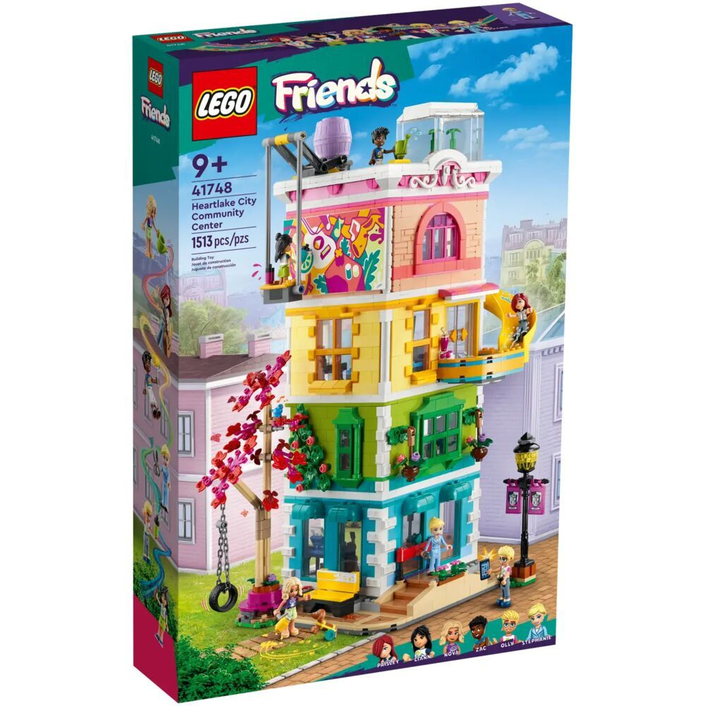 Пластиковый конструктор LEGO Friends Общественный центр Хартлейк-Сити 41748  - купить с доставкой по выгодным ценам в интернет-магазине OZON (1072475143)