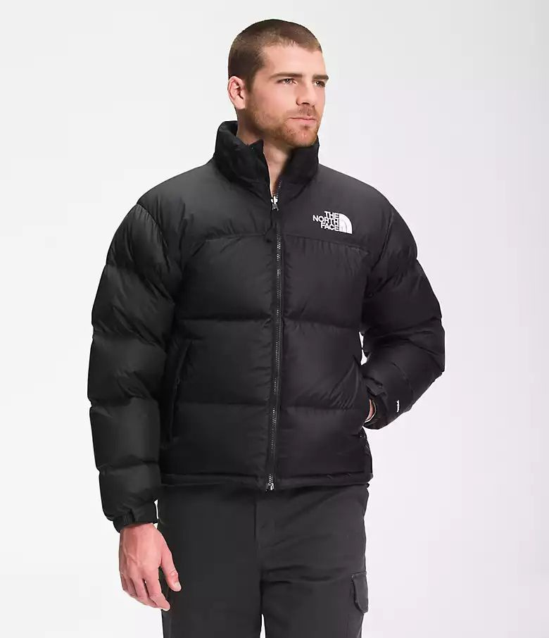 North face nuptse all black on sale