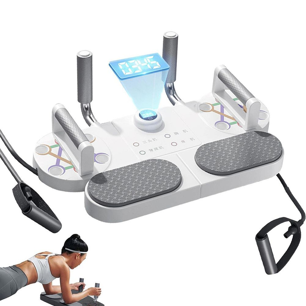 Доска для отжиманий /5 в 1 /С таймером/многофункциональная /домашнее ...