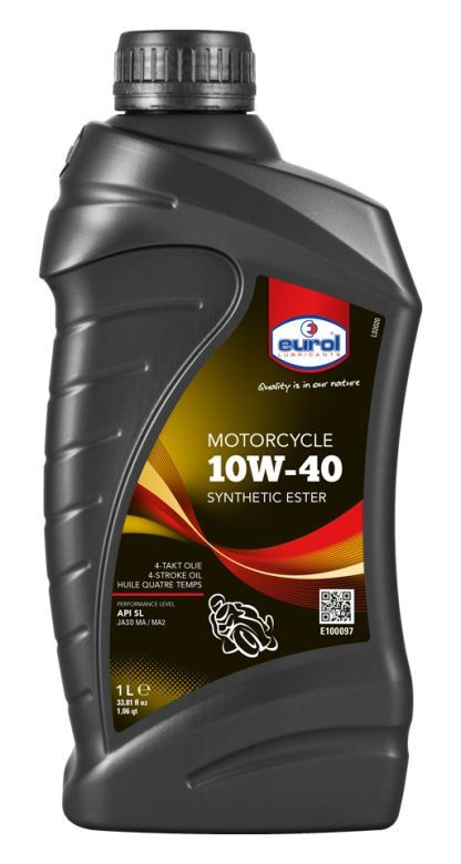 EUROL motorcycle 10W-40 Масло моторное, Полусинтетическое, 1 л #1