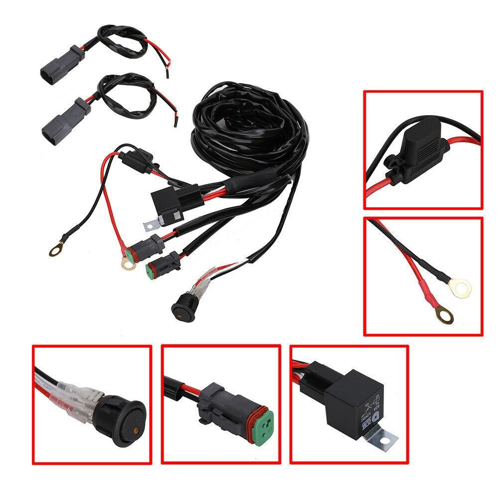 Проводка для подключения двух светодиодных фар фсо с герметичными ...