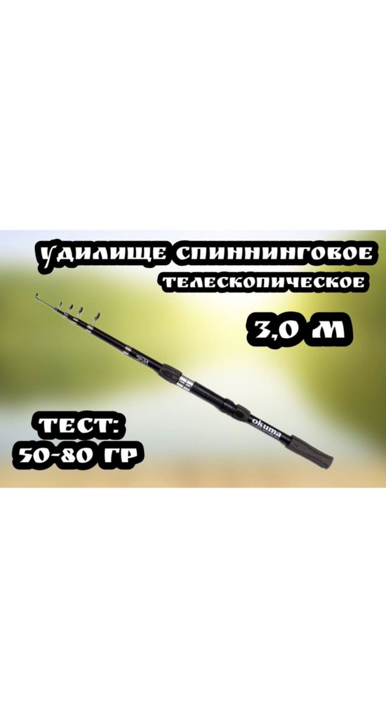 Спиннинг Royal Fish Спинниг телескопический Okuma, от 50 гр купить по ...