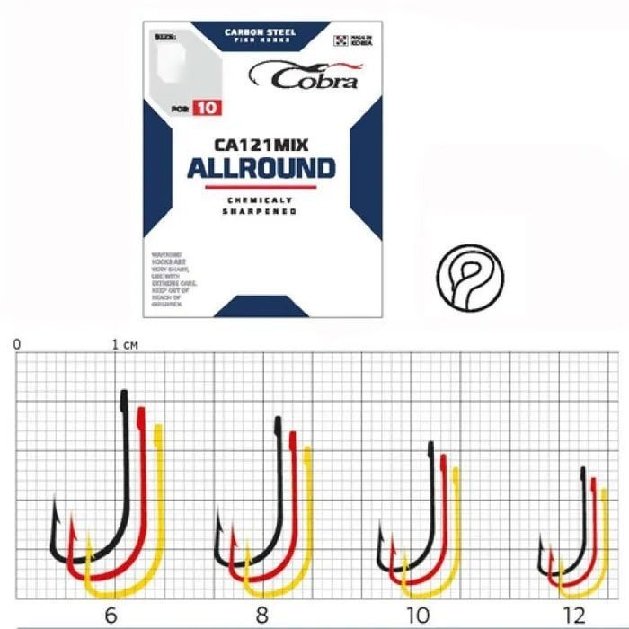Cobra Крючок рыболовный, вес 1 шт:1 г #1