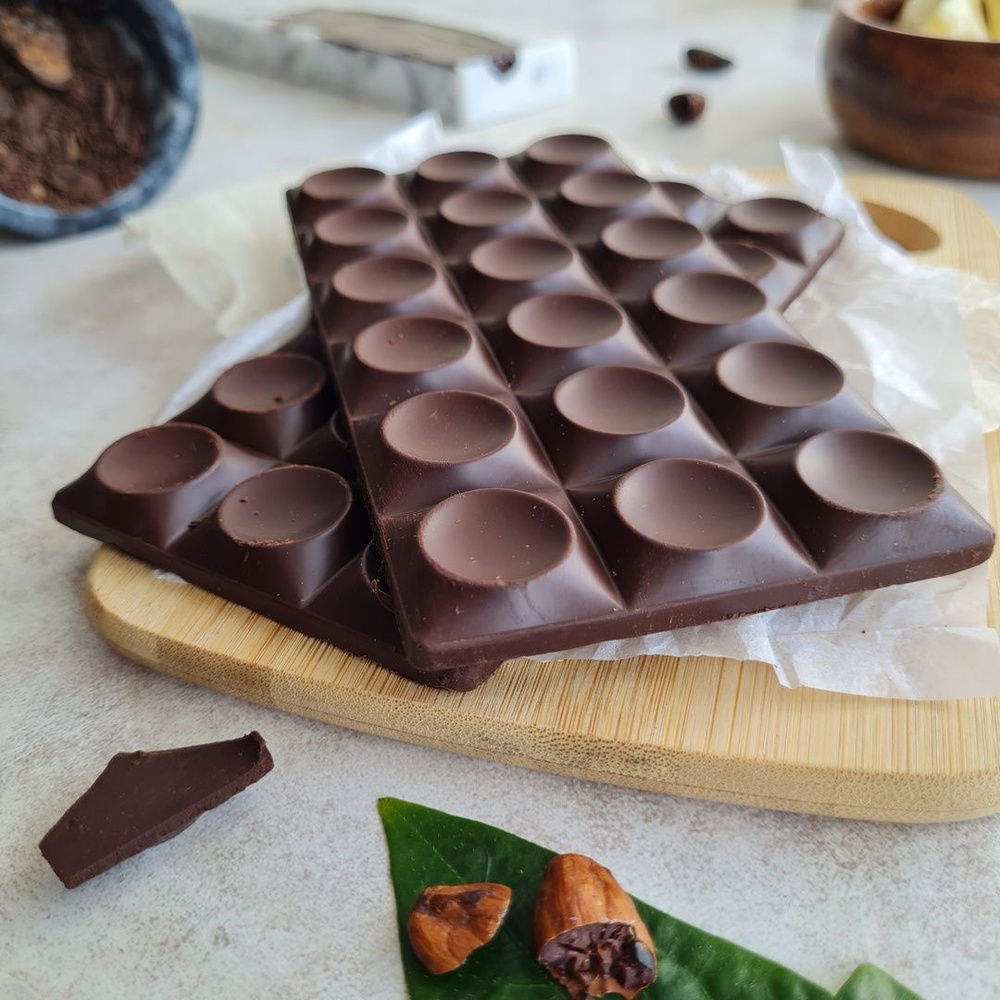 Какао тертое в ПЛИТКАХ 800 г. Шоколад ГОРЬКИЙ 100% Luker Fino de Aroma, КОЛУМБИЯ  #1