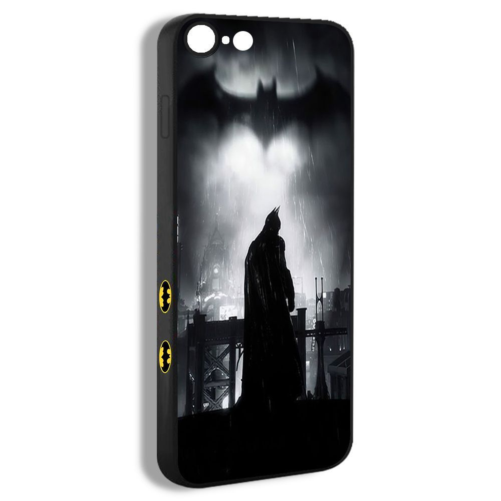 Чехол для смартфона Подходит для iPhone 6 Plus batman черный Бэтмен красивый  черный - купить с доставкой по выгодным ценам в интернет-магазине OZON  (1114298327)